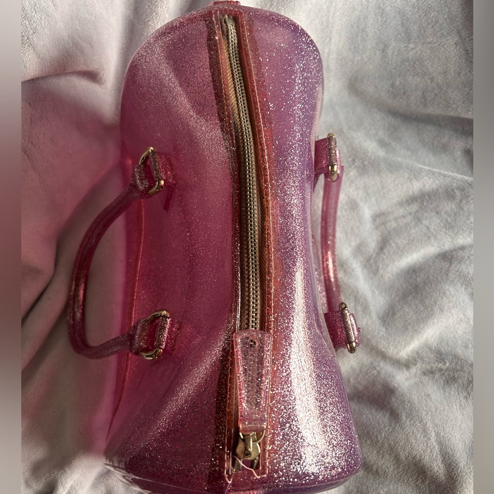 Furla Candy Pink Glitter Women's Bag - Picture 4 of 6